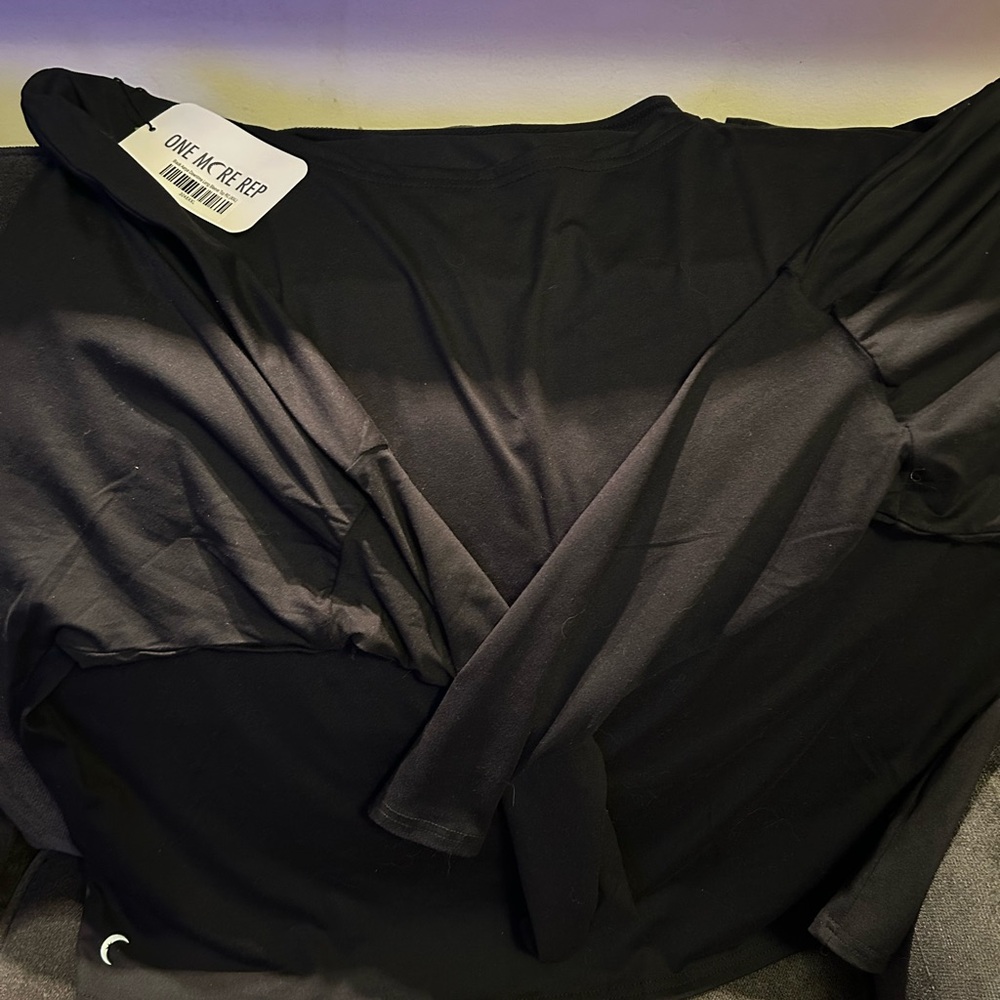 Zyia Active Black Aarya Downtime Long Sleeve Top size XXL - Picture 2 of 3